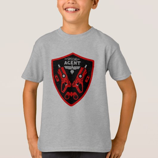 Kind speciaal agent t-shirt (Voorkant)