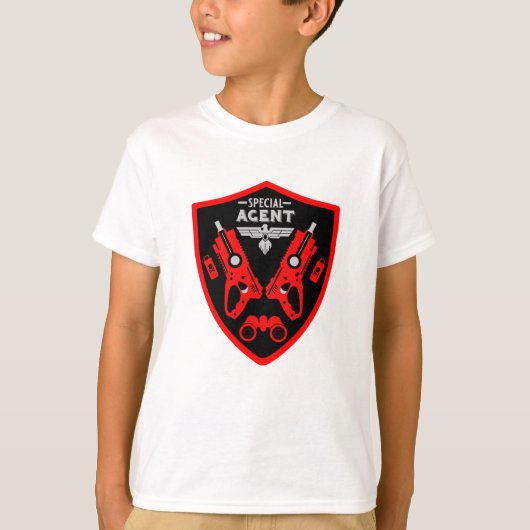 Kind speciaal agent t-shirt (Voorkant)