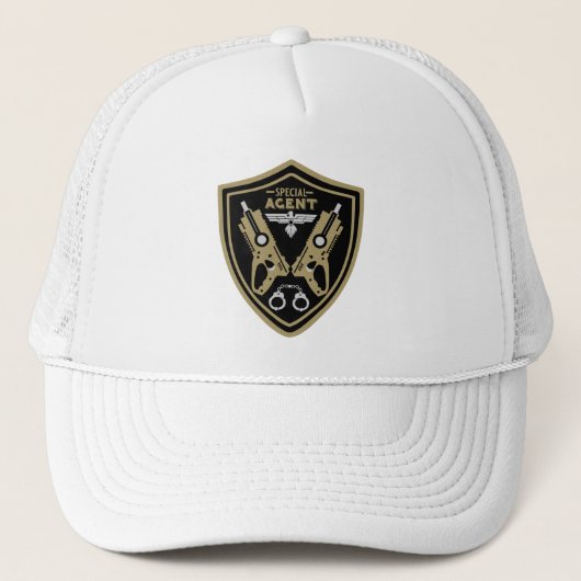 Kind speciaal agent trucker pet (Voorkant)