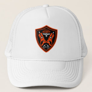 Kind speciaal agent trucker pet