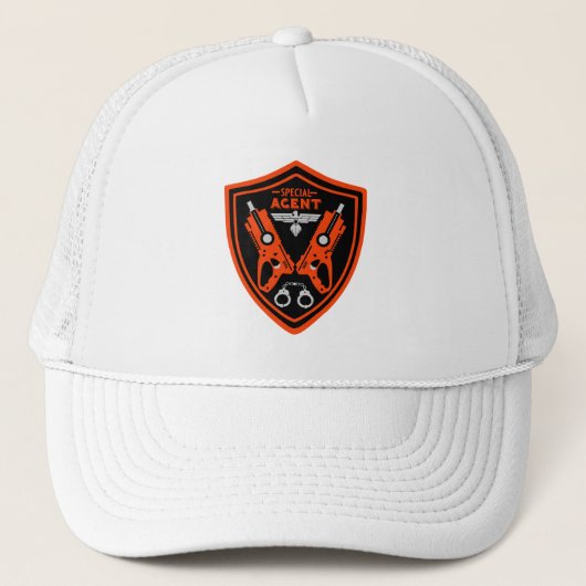 Kind speciaal agent trucker pet (Voorkant)