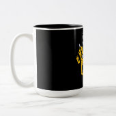 Kind speciaal agent tweekleurige koffiemok (Links)