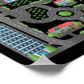 Kind Speel Auto's Op Dad CK Race Track Mat Fathers Poster (Hoek)