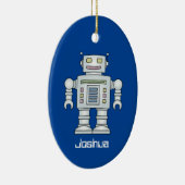 Kind speelgoed, aangepaste naam kerstboom keramisch ornament (Rechts)