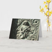 Kind speelt viool kaart (Gele Bloem)