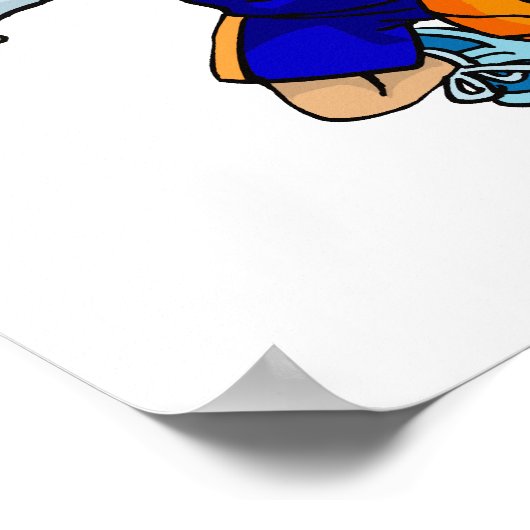 Kind spelen Ball Poster (Hoek)