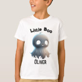 Kind Spooky Style met 'Little Boo' Baby Ghost T-shirt (Voorkant)