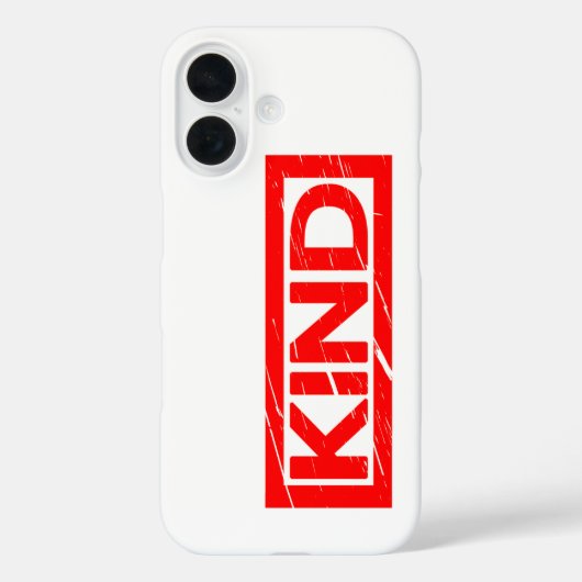 Kind Stamp Case-Mate iPhone Case (Achterkant)