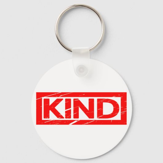 Kind Stamp Sleutelhanger (Achterkant)