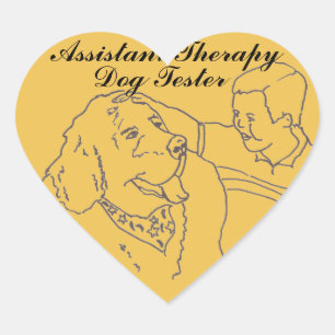 Kind-sticker~Assistant-tester Hart Sticker