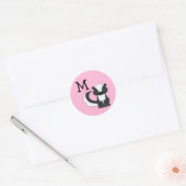 Kind Stinktmonogram Envelope Seal Sticker (Envelop)