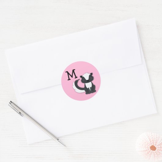 Kind Stinktmonogram Envelope Seal Sticker (Envelop)