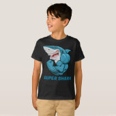 Kind Super Shark T-Shirt (Voorkant volledig)