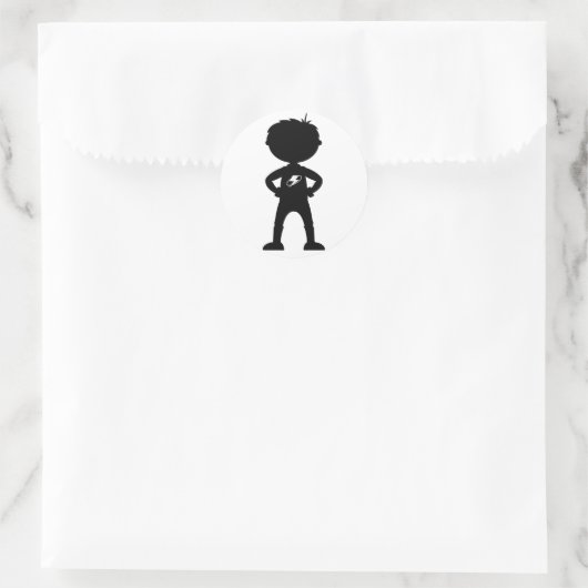 Kind Superhero Silhouette Sticker (Tas)