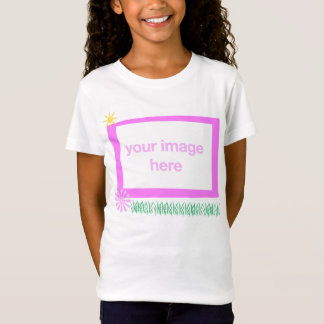 Kind T-Shirt-fotosjabloon T-shirt