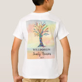 Kind T-shirt voor gezinshereniging (Achterkant)