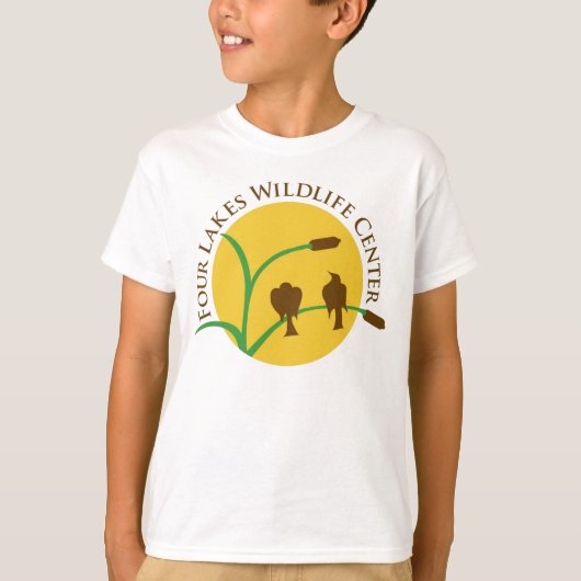 Kind t-shirt - wit (Voorkant)