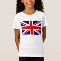 Kind T-Shirten met vlag van Brits EU-Jack