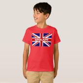 Kind T-Shirten met vlag van Engelse Unievaknaam T-shirt (Voorkant volledig)