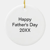 Kind Taxi Funny Design for Driving Fathers/Moms Keramisch Ornament (Achterkant)