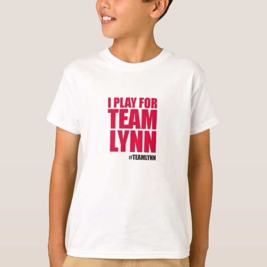 Kind TEAM LYNN t-shirt (Voorkant)