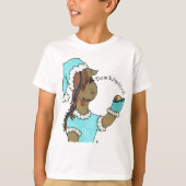 Kind "Team Sufganiyot" Kayla Horse T-shirt (Voorkant)
