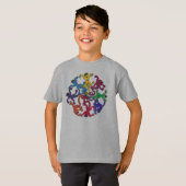 Kind Tee Shirt - Circle of Lizards (Voorkant volledig)