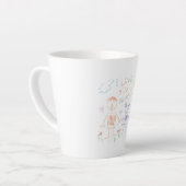 Kind tekenen vader latte Mok (Linkerhoek)