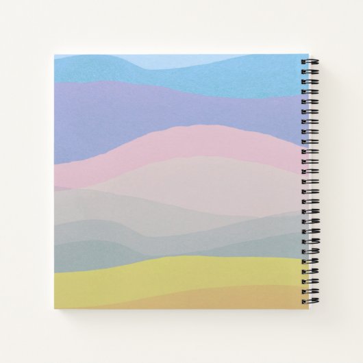 Kind Tekening, Kleurrijk Kasteel Schetsboek Notitieboek (Achterkant)