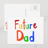Kind Tekst Toekomst Papa T-shirts en geschenken Briefkaart (Voorkant / Achterkant)