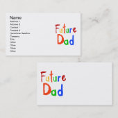 Kind Tekst Toekomst Papa T-shirts en geschenken Contactkaartje (Voorkant / Achterkant)