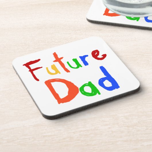 Kind Tekst Toekomst Papa T-shirts en geschenken Drankjes Onderzetter (Linkerzijde)