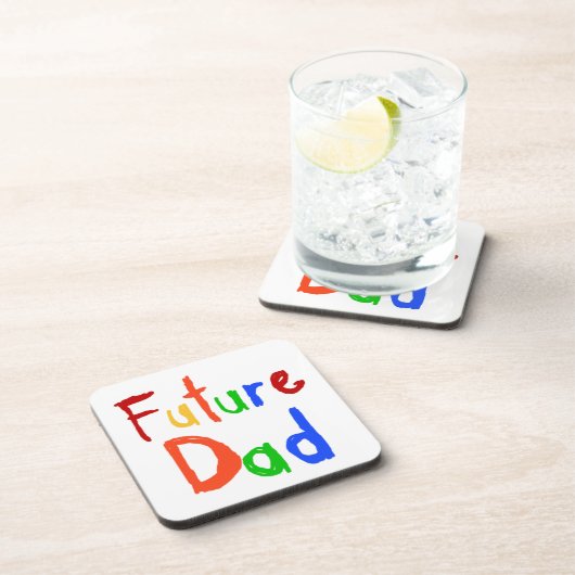 Kind Tekst Toekomst Papa T-shirts en geschenken Drankjes Onderzetter (Rechterzijde)