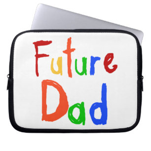 Kind Tekst Toekomst Papa T-shirts en geschenken Laptop Sleeve