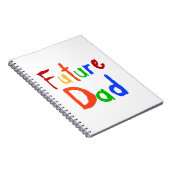 Kind Tekst Toekomst Papa T-shirts en geschenken Notitieboek (Rechterzijde)