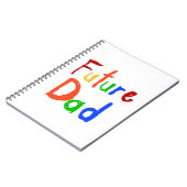 Kind Tekst Toekomst Papa T-shirts en geschenken Notitieboek (Linkerzijde)