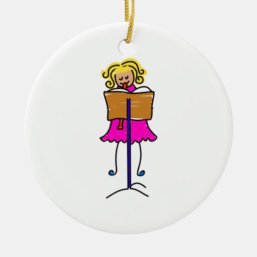 Kind terugzetten keramisch ornament (Voorkant)