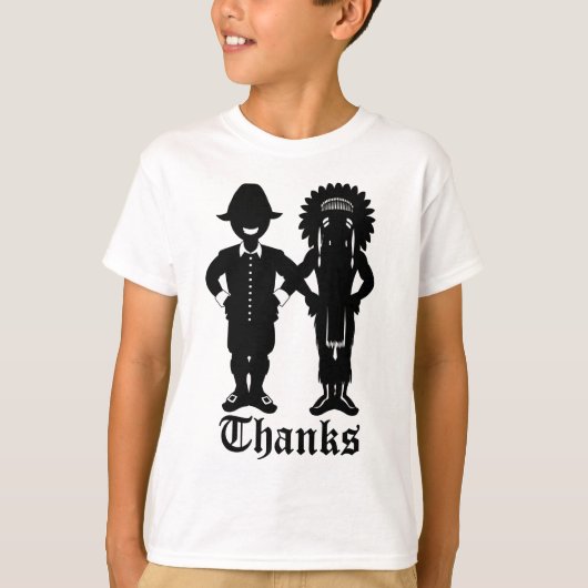 Kind Thanksgiving T-shirt feestdag Shirt (Voorkant)