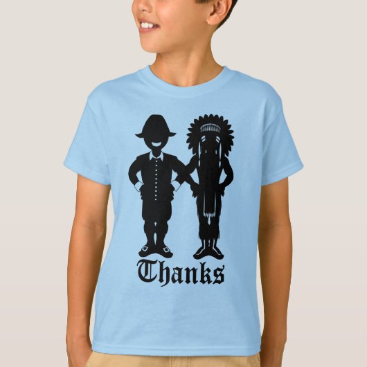 Kind Thanksgiving T-shirt Festive Holiday Shirt (Voorkant)