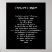 Kind The Lord's Prayer Poster (Voorkant)