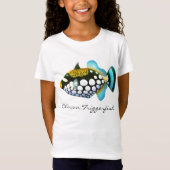 Kind Triggerfish Girls Babydoll Shirt (Voorkant)