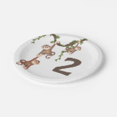 Kind tweede verjaardag van kalkoenen - Bord (Gekanteld)