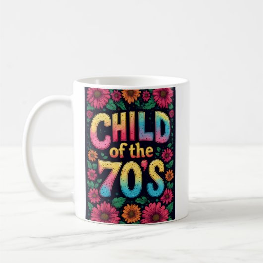 KIND UIT DE JAREN 70 Coffee Cup - Aangepaste Mok G (Links)