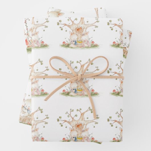 Kind Valentijn Bunny Liefde Inpakpapier Vel (In situ)