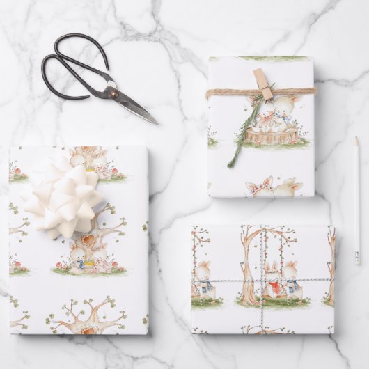 Kind Valentijn Bunny Liefde Inpakpapier Vel (Voorkant)