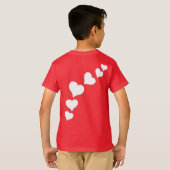 Kind Valentijns Shirt Kind Custom Love T-shirt (Achterkant volledig)