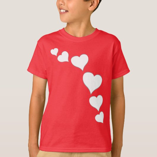 Kind Valentijns Shirt Kind Custom Love T-shirt (Voorkant)