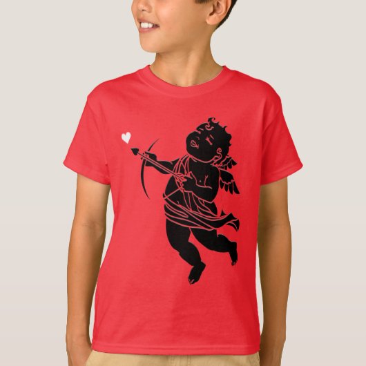 Kind Valentijns T-Shirt Cupid Love Shirt - Aangepa (Voorkant)