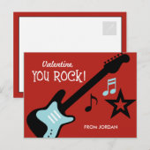 Kind Valentijnsdag Card - You Rock Feestdagenkaart (Voorkant / Achterkant)