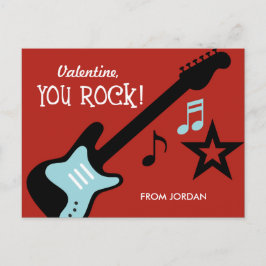 Kind Valentijnsdag Card - You Rock Feestdagenkaart